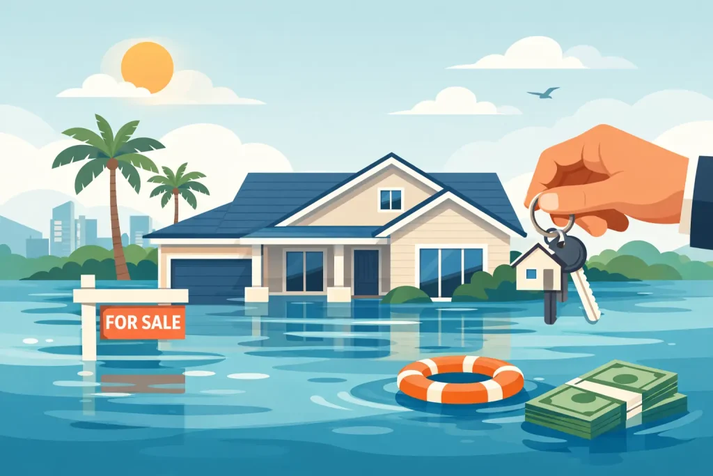 How to Sell a Flooded House Fast in Florida