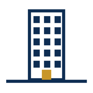 Condominium building icon